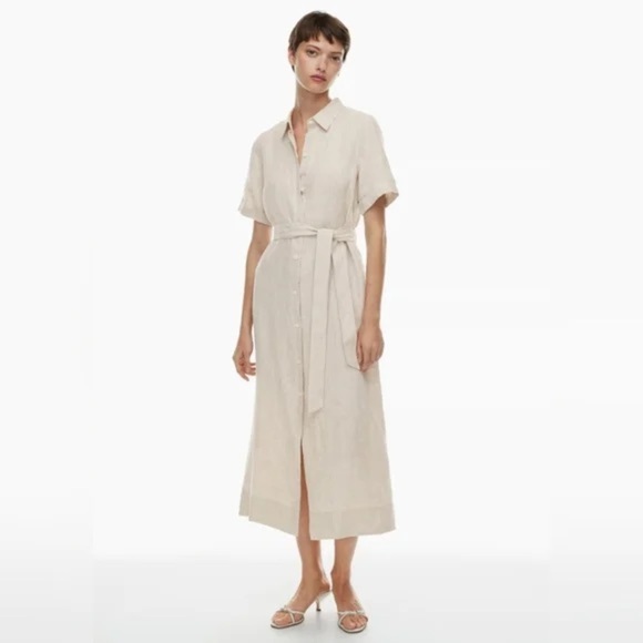Aritzia Dresses & Skirts - Aritzia Wilfred Eleta Linen Maxi Dress